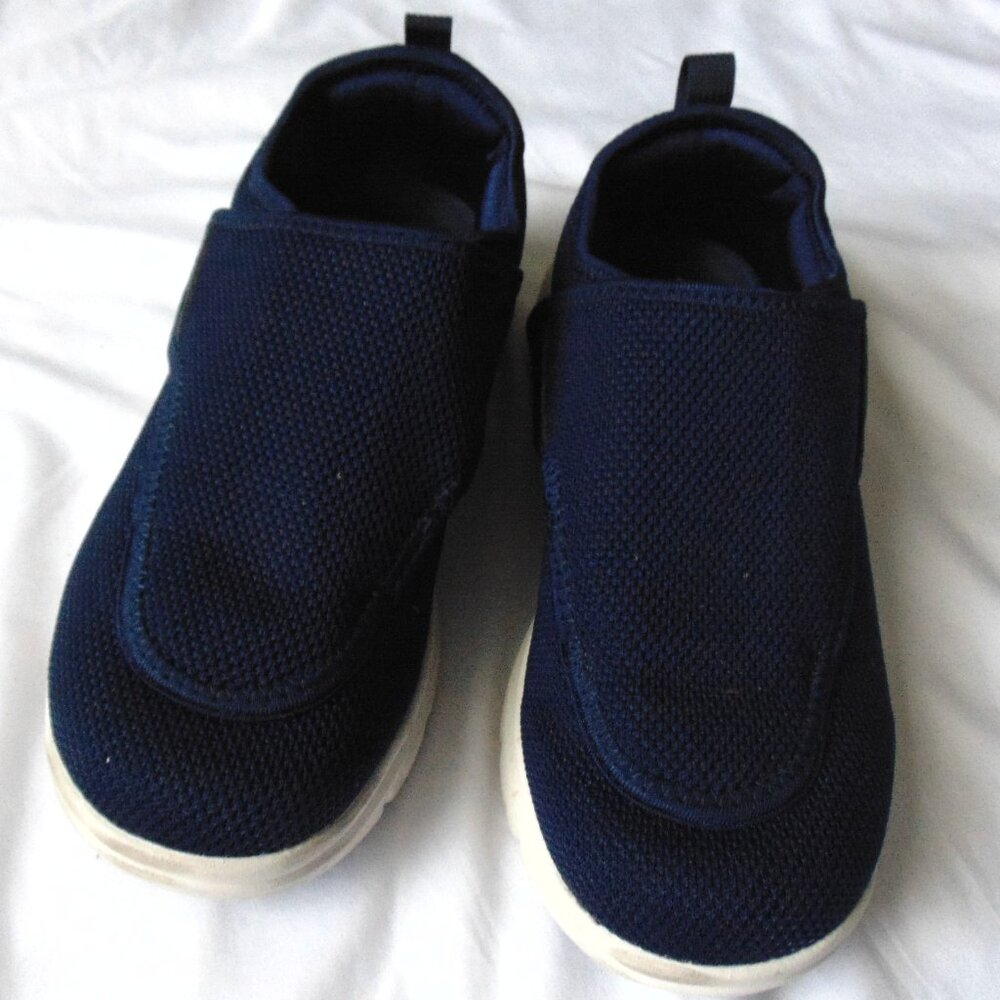 FIT VILLE Arch & Heel Support Men Shoes Size US 8.5EW Navy